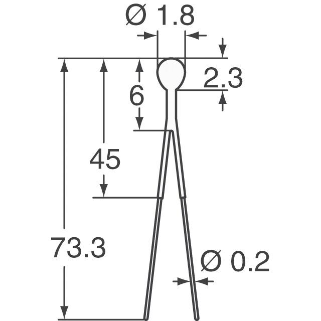 B57551G0103F000 EPCOS - TDK Electronics  Sensori di temperatura - Termistori NTC